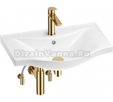 Комплект Wellsee Bisou 201005218 глянцевый белый, золото, 5 в 1