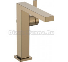 Смеситель для раковины Hansgrohe Tecturis E 150 Fine 73040140 шлифованная бронза