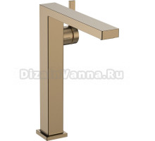 Смеситель для раковины Hansgrohe Tecturis E 240 Fine 73070140 шлифованная бронза