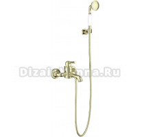 Смеситель для ванны с душем Акватек Классик AQ1549PG полированное золото