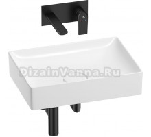 Комплект Wellsee Pure BY 201002692 С ВНУТРЕННЕЙ ЧАСТЬЮ, глянцевый белый, матовый черный, 4 в 1