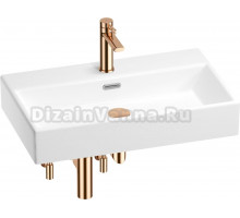 Комплект Wellsee Graceful Pro 201004674 глянцевый белый, розовое золото, 5 в 1