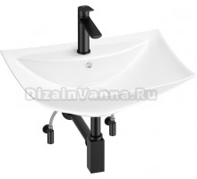 Комплект Wellsee Cerulean 201004687 глянцевый белый, матовый черный, 5 в 1