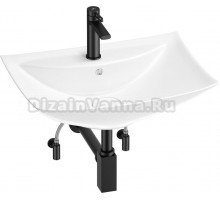 Комплект Wellsee Cerulean 201004692 глянцевый белый, матовый черный, 5 в 1