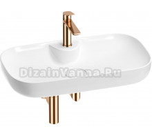 Комплект Wellsee Croquis 2.0 201002169 белый глянцевый, розовое золото, 4 в 1