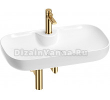 Комплект Wellsee Croquis 2.0 201002173 белый глянцевый, золото, 4 в 1