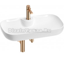 Комплект Wellsee Croquis 2.0 201002174 белый глянцевый, розовое золото, 4 в 1