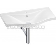 Раковина Wellsee Bisou 201001711 80, с сифоном, хром