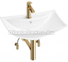 Комплект Wellsee Cerulean 201004698 глянцевый белый, золото, 5 в 1