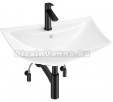 Комплект Wellsee Cerulean 201004707 глянцевый белый, матовый черный, 5 в 1