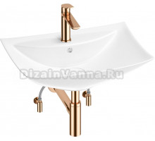 Комплект Wellsee Cerulean 201004709 глянцевый белый, розовое золото, 5 в 1