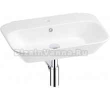 Раковина Wellsee Éclatant 201001726 80, с сифоном, хром