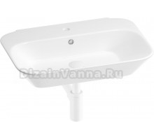 Раковина Wellsee Éclatant 201001730 80, с сифоном, матовый белый