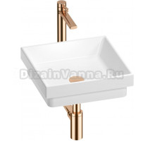 Комплект Wellsee Doux 201002184 белый глянцевый, розовое золото, 4 в 1