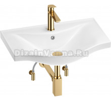 Комплект Wellsee Bisou 201005238 глянцевый белый, золото, 5 в 1