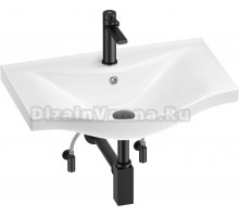 Комплект Wellsee Bisou 201005242 глянцевый белый, матовый черный, 5 в 1