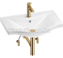 Комплект Wellsee Bisou 201005248 глянцевый белый, золото, 5 в 1