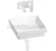 Комплект Wellsee Doux 201002190 С ВНУТРЕННЕЙ ЧАСТЬЮ, белый глянцевый, белый матовый, 4 в 1