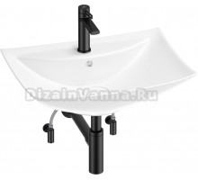 Комплект Wellsee Cerulean 201004712 глянцевый белый, матовый черный, 5 в 1