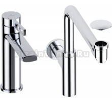 Комплект для раковины Wellsee ONCE! and forever 201000106 с сифоном и донным клапаном, хром