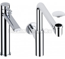 Комплект для раковины Wellsee ONCE! and forever 201000116 с сифоном и донным клапаном, хром