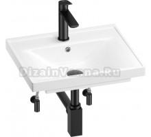 Комплект Wellsee FreeDom 201004737 глянцевый белый, матовый черный, 5 в 1