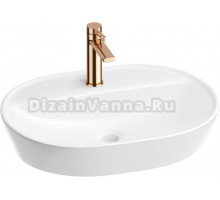 Комплект Wellsee Câlin 201000569 глянцевый белый, розовое золото, 2 в 1