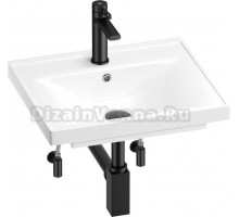 Комплект Wellsee FreeDom 201004742 глянцевый белый, матовый черный, 5 в 1