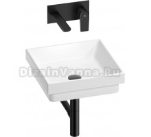 Комплект Wellsee Doux 201002227 С ВНУТРЕННЕЙ ЧАСТЬЮ, белый глянцевый, черный матовый, 4 в 1