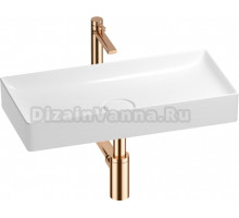 Комплект Wellsee Pure BY 201002709 глянцевый белый, розовое золото, 4 в 1