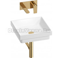 Комплект Wellsee Doux 201002228 С ВНУТРЕННЕЙ ЧАСТЬЮ, белый глянцевый, золото, 4 в 1