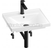 Комплект Wellsee FreeDom 201004747 глянцевый белый, матовый черный, 5 в 1