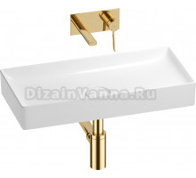 Комплект Wellsee Pure BY 201002718 С ВНУТРЕННЕЙ ЧАСТЬЮ, глянцевый белый, золото, 4 в 1