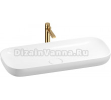 Комплект Wellsee Croquis 201000598 глянцевый белый, золото, 2 в 1