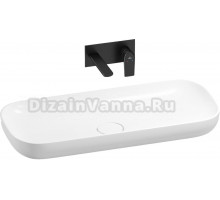 Комплект Wellsee Croquis 201000602 С ВНУТРЕННЕЙ ЧАСТЬЮ, глянцевый белый, матовый черный, 2 в 1