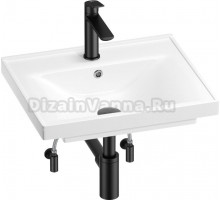 Комплект Wellsee FreeDom 201004777 глянцевый белый, матовый черный, 5 в 1