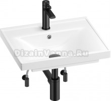 Комплект Wellsee FreeDom 201004782 глянцевый белый, матовый черный, 5 в 1