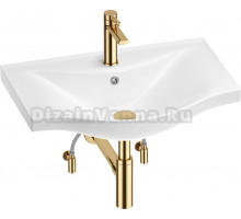 Комплект Wellsee Bisou 201005263 глянцевый белый, золото, 5 в 1