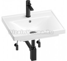 Комплект Wellsee FreeDom 201004792 глянцевый белый, матовый черный, 5 в 1