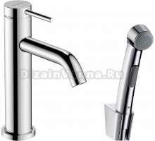 Смеситель для раковины Hansgrohe Tecturis S 110 73211000 с гигиеническим душем, хром