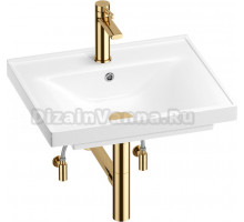 Комплект Wellsee FreeDom 201004803 глянцевый белый, золото, 5 в 1