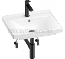 Комплект Wellsee FreeDom 201004807 глянцевый белый, матовый черный, 5 в 1