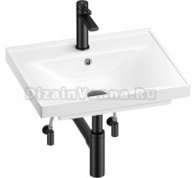 Комплект Wellsee FreeDom 201004812 глянцевый белый, матовый черный, 5 в 1