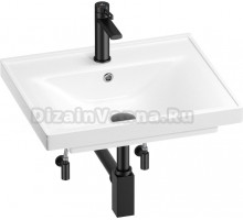 Комплект Wellsee FreeDom 201004842 глянцевый белый, матовый черный, 5 в 1