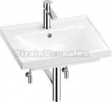 Комплект Wellsee FreeDom 201004846 глянцевый белый, хром, 5 в 1