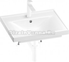 Комплект Wellsee FreeDom 201004860 глянцевый белый, матовый белый, 5 в 1