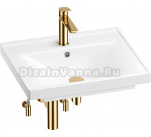 Комплект Wellsee FreeDom 201004868 глянцевый белый, золото, 5 в 1