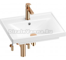 Комплект Wellsee FreeDom 201004869 глянцевый белый, розовое золото, 5 в 1