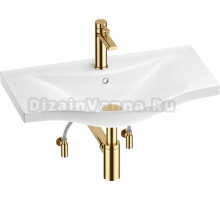 Комплект Wellsee Bisou 201005283 глянцевый белый, золото, 5 в 1