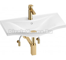 Комплект Wellsee Bisou 201005288 глянцевый белый, золото, 5 в 1